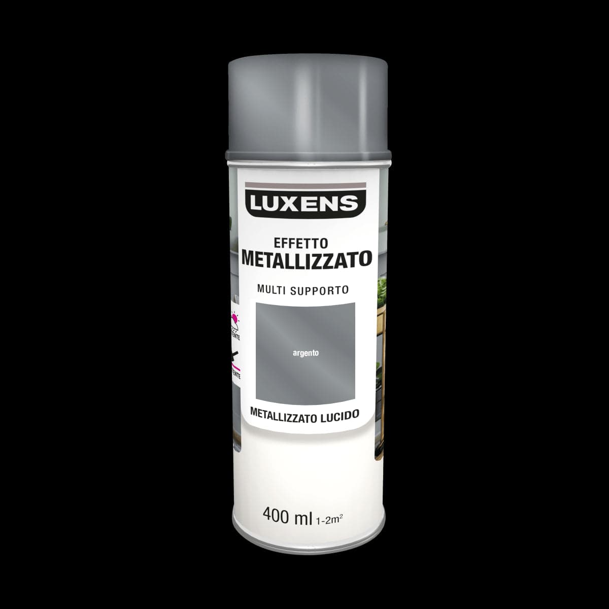 SPRAY SILVER CHROME 400 ML LUXENS - best price from Maltashopper.com BR470004688