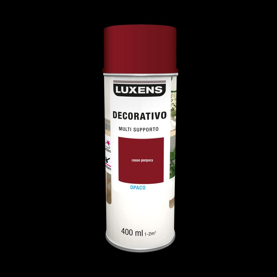 SPRAY PURPLE RED MATT SOLVENT 400 ML LUXENS - best price from Maltashopper.com BR470004652