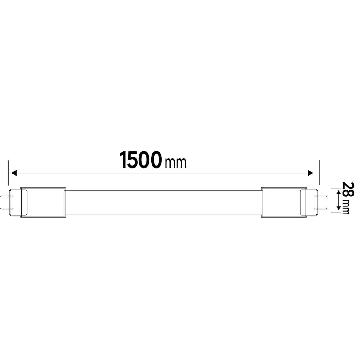 LED TUBE T8 G13 24W 150CM NATURAL LIGHT - best price from Maltashopper.com BR420005967