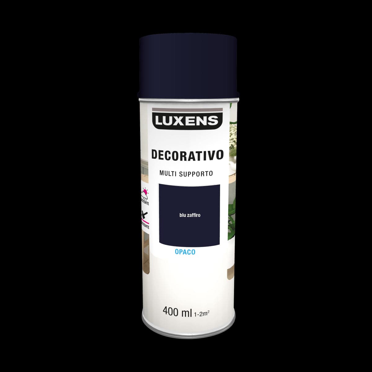 SPRAY SAPPHIRE BLUE MATT SOLVENT 400 ML LUXENS - best price from Maltashopper.com BR470004659