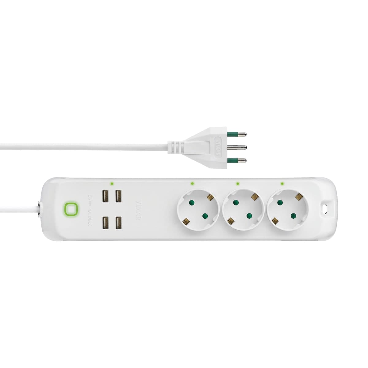 MULTIPLE MOBILE SOCKET 2P+E 16 A 250w white - best price from Maltashopper.com BR420006799