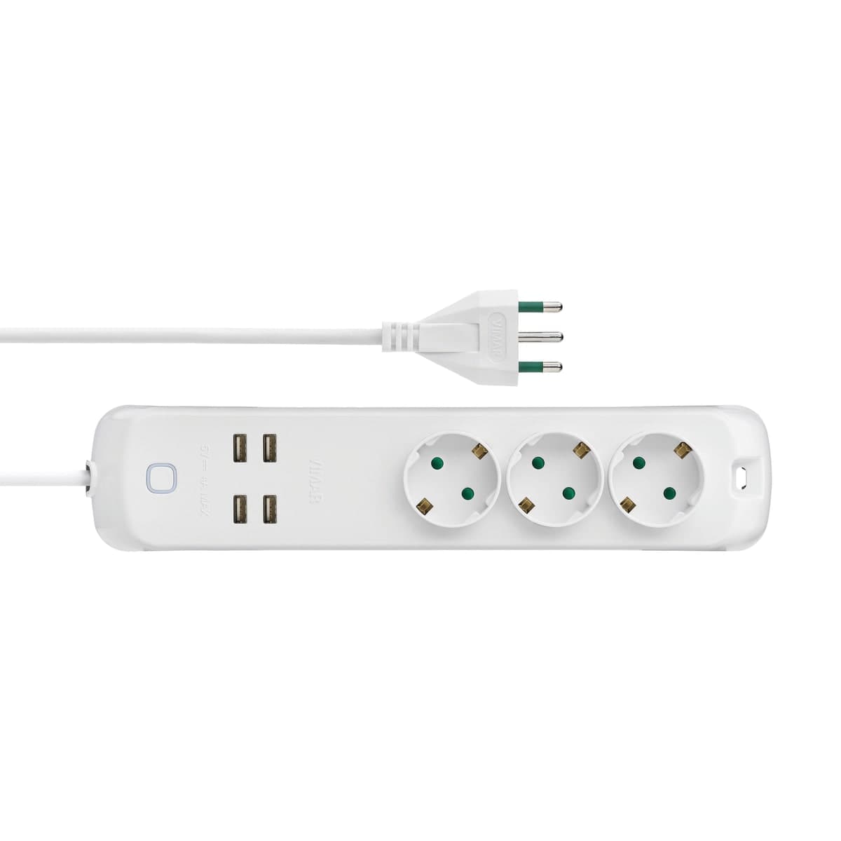 MULTIPLE MOBILE SOCKET 2P+E 16 A 250w white