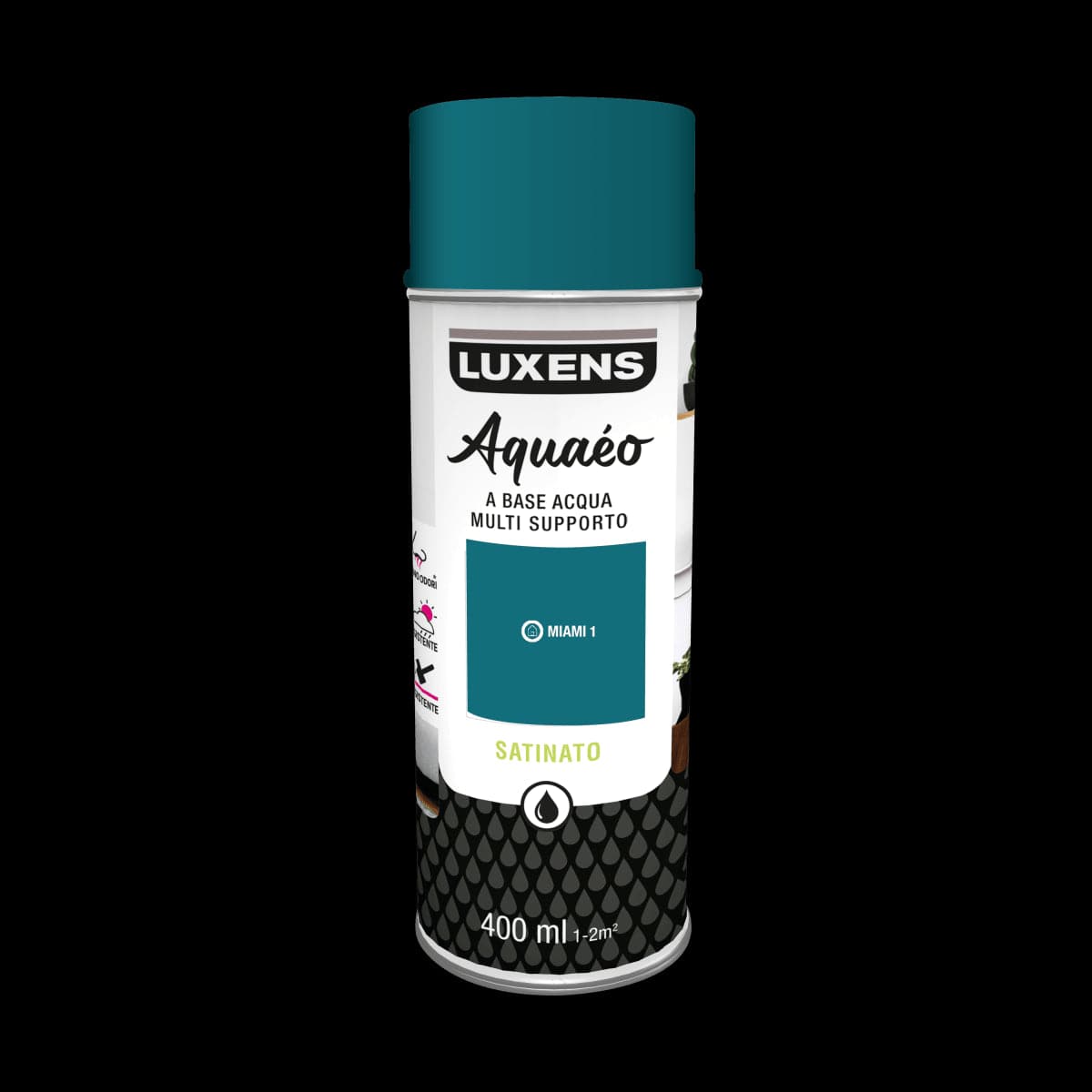 MIAMI 1 SATIN SPRAY WATER 400 ML LUXENS - best price from Maltashopper.com BR470004644