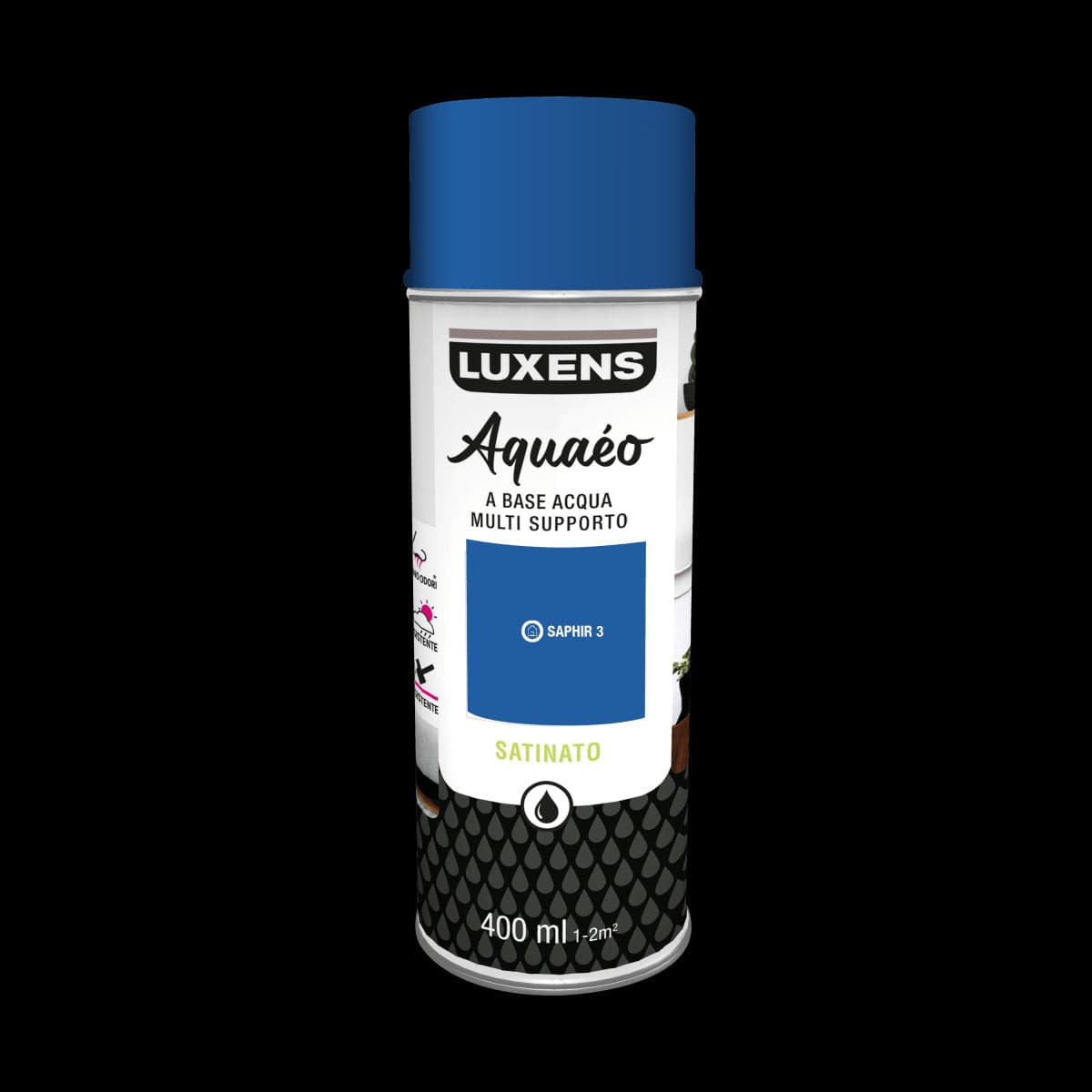 SPRAY BLUE SAPPHIRE 3 SATIN WATER 400 ML LUXENS - best price from Maltashopper.com BR470004635