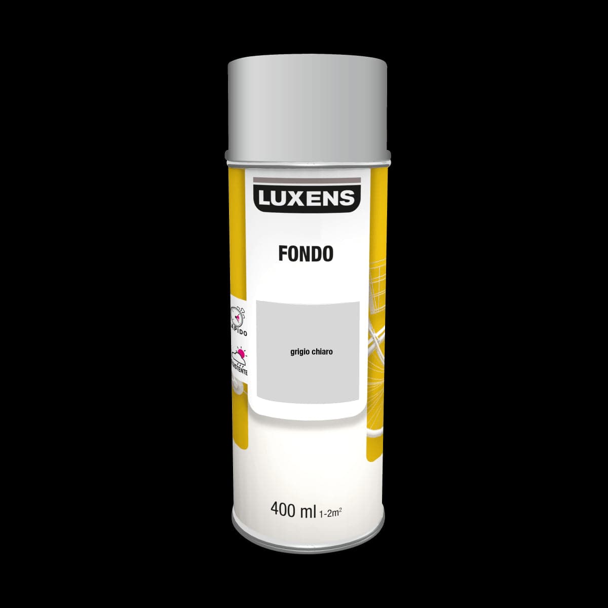 Bricocenter LUXENS 400ML SOLVENT-BASED GREY UNIVERSAL PRIMER SPRAY