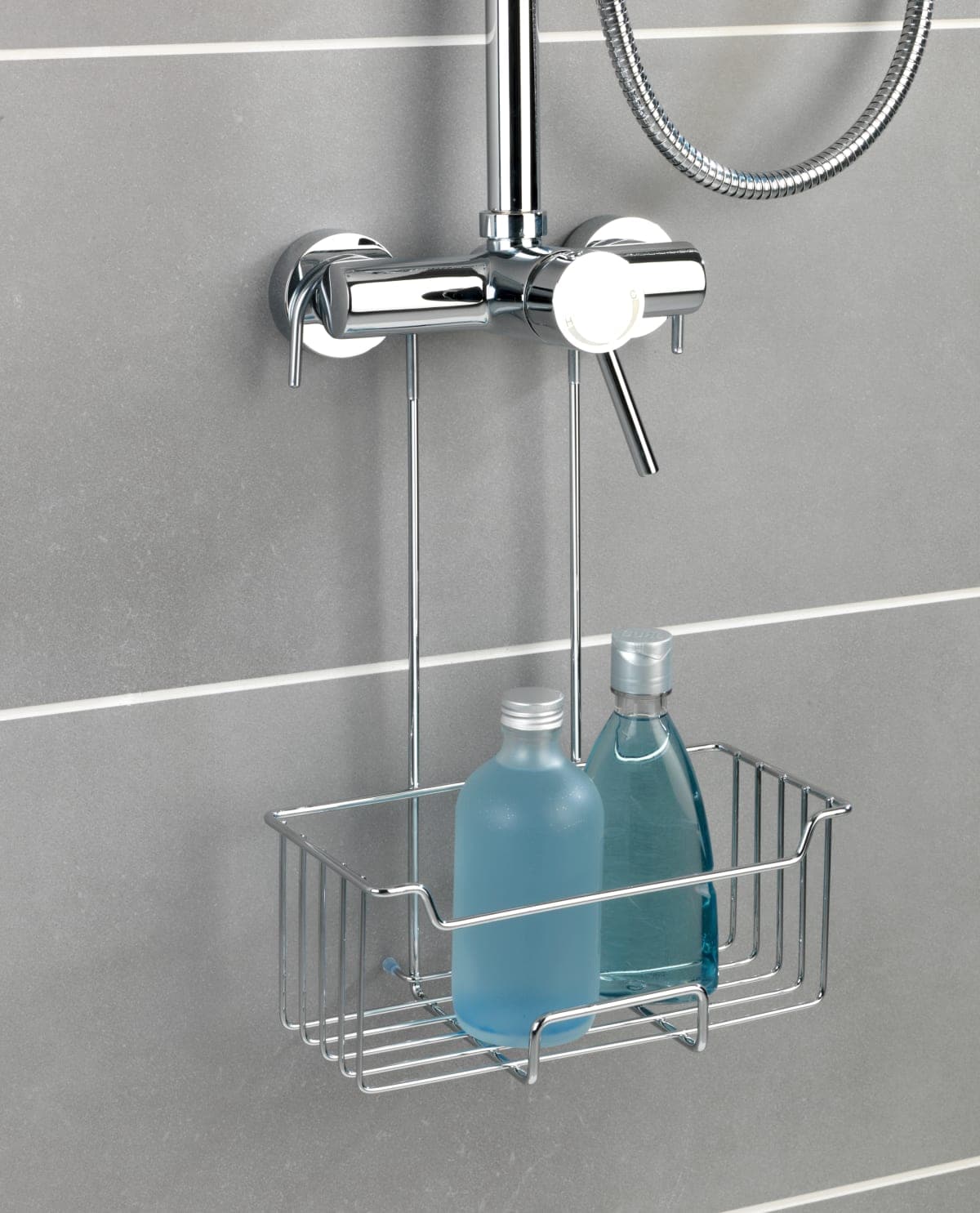 Bricocenter SHOWER FITTING HOLDER - STAINLESS STEEL - MILO