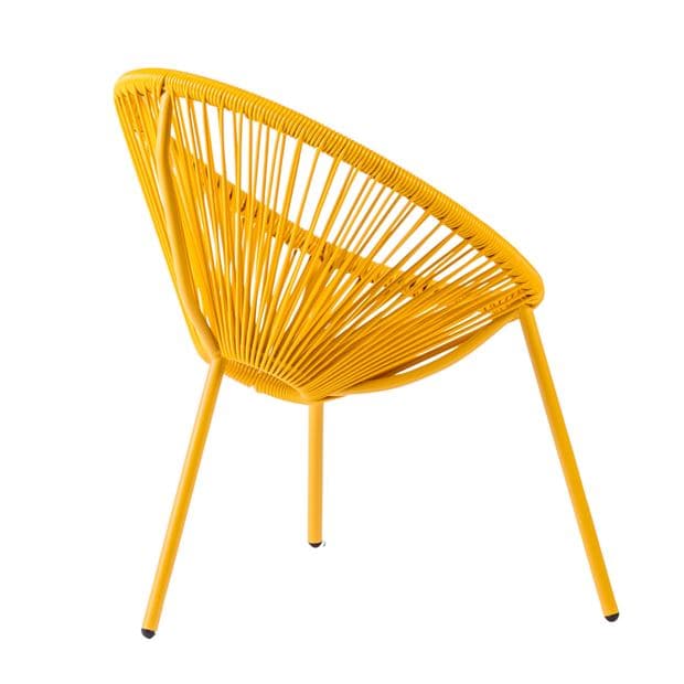 ACAPULCO Yellow children's chair H 56 x W 43 x D 42 cm - best price from Maltashopper.com CS652974