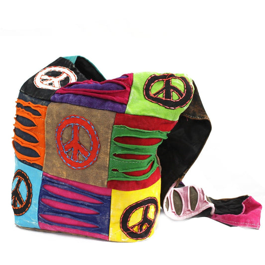 Ethnic Sling Bag - Sand / Peace - best price from Maltashopper.com ETB-03