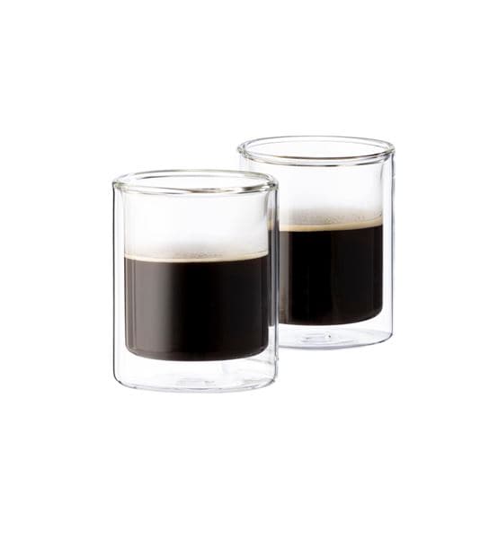 RELAX Wall glass set of 2 transparent H 7 cm - Ø 6 cm - best price from Maltashopper.com CS646870