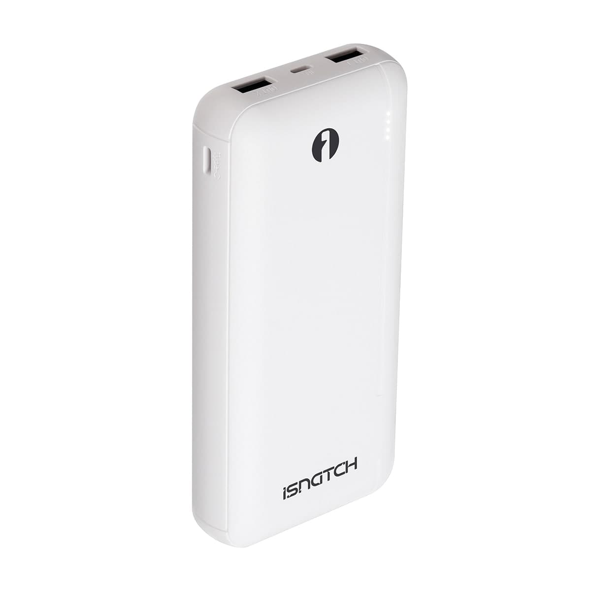 POWER BANK 20000MAH 2 USBA+1 TYPEC ABS WHITE ISNATCH - best price from Maltashopper.com BR420006740