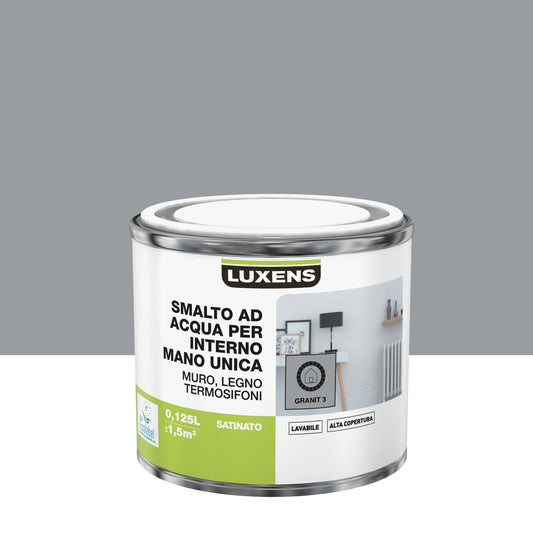 LUXENS GRANIT 3 SATIN INTERIOR ENAMEL 125 ML - best price from Maltashopper.com BR470002481