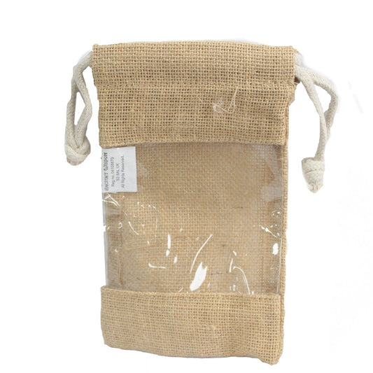 Med - Jute Window Bag 20x12cm - best price from Maltashopper.com JGP-02