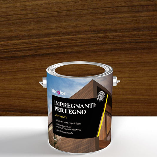 Bricocenter IMPREGNATING SOLVENT INTERIOR-EXTERIOR DARK WALNUT LT.2,5