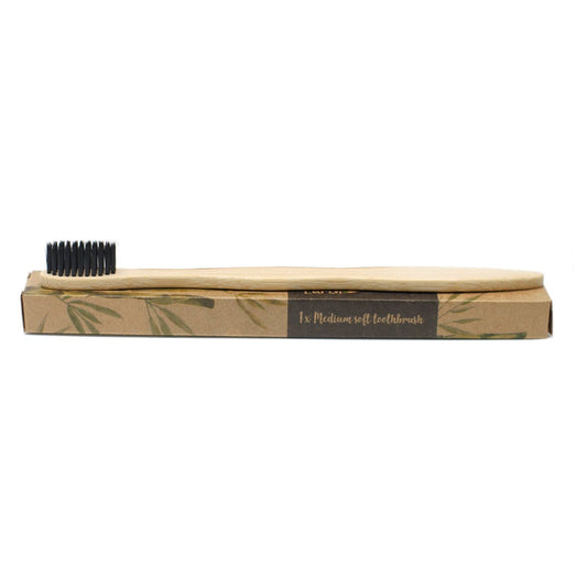 Bliss 1x Bamboo Toothbrush - Charcoal Medium Soft