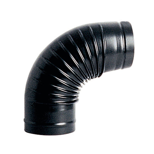 Bricocenter CURVE WOOD THICKNESS 0.5MM 90 DEGREES DIA 120 MM BLACK