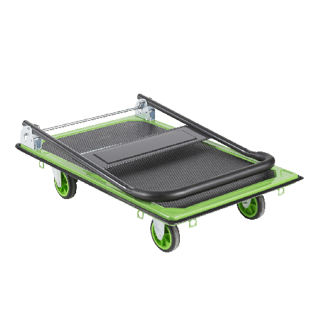 Bricocenter TROLLEY WITH STEEL PLATFORM STANDERS CAPACITY 300 KG FOLDABLE