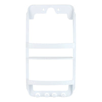 UNIVERSAL SHOWER SHELF 2 PLACES W/HANGER WHITE PLASTIC - best price from Maltashopper.com BR430007787