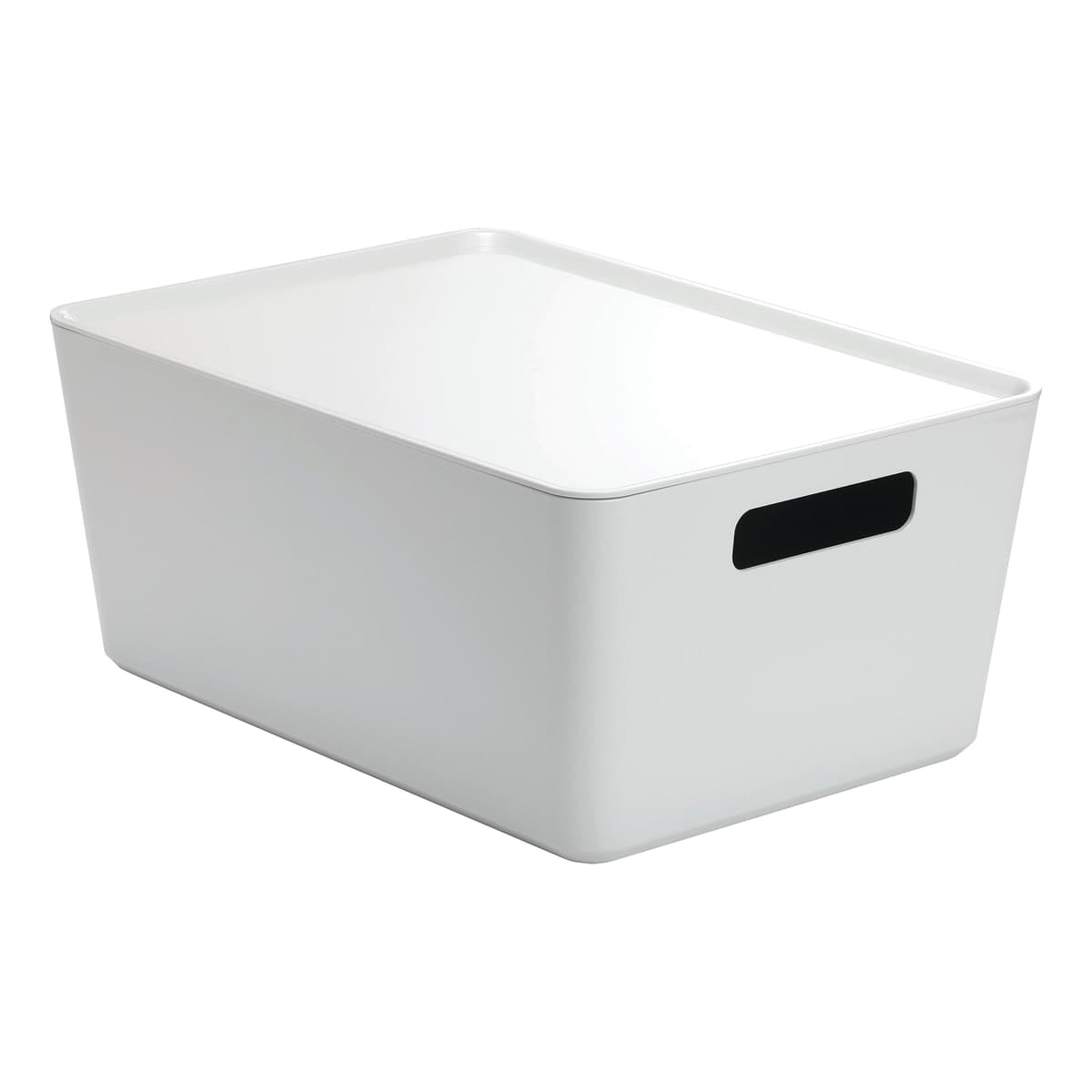 CONTAINER WITH LID R-BOX1 MEDIUM WHITE 24X16X8 CM