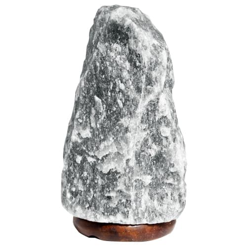 Grey Himalayan Salt Lamp - 2-3kg - best price from Maltashopper.com QSALT-12G