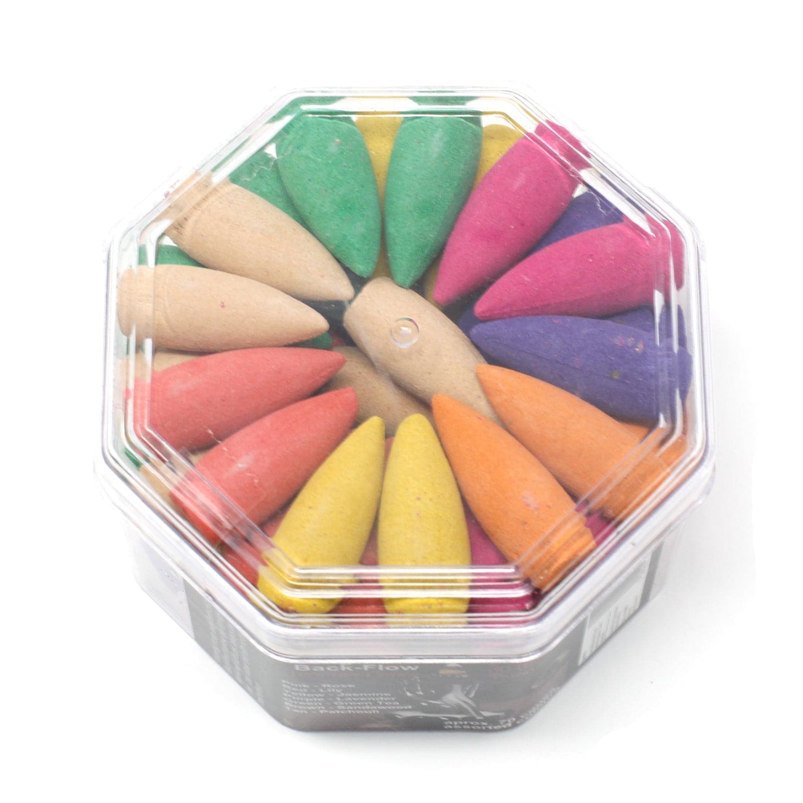 Bliss Long Backflow Incense Cones - Assorted Fragrances - 30 mins Burning time
