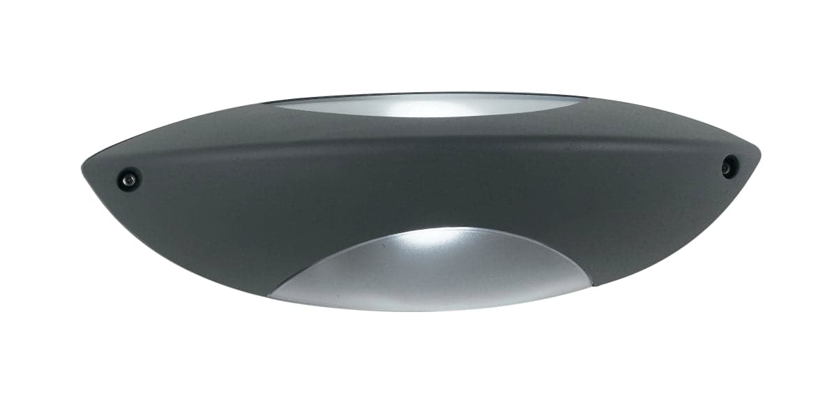 WALL LIGHT SEATTLE ALUMINIUM ANTHRACITE 34.5X11 CM E27=42W IP54 - best price from Maltashopper.com BR420004589