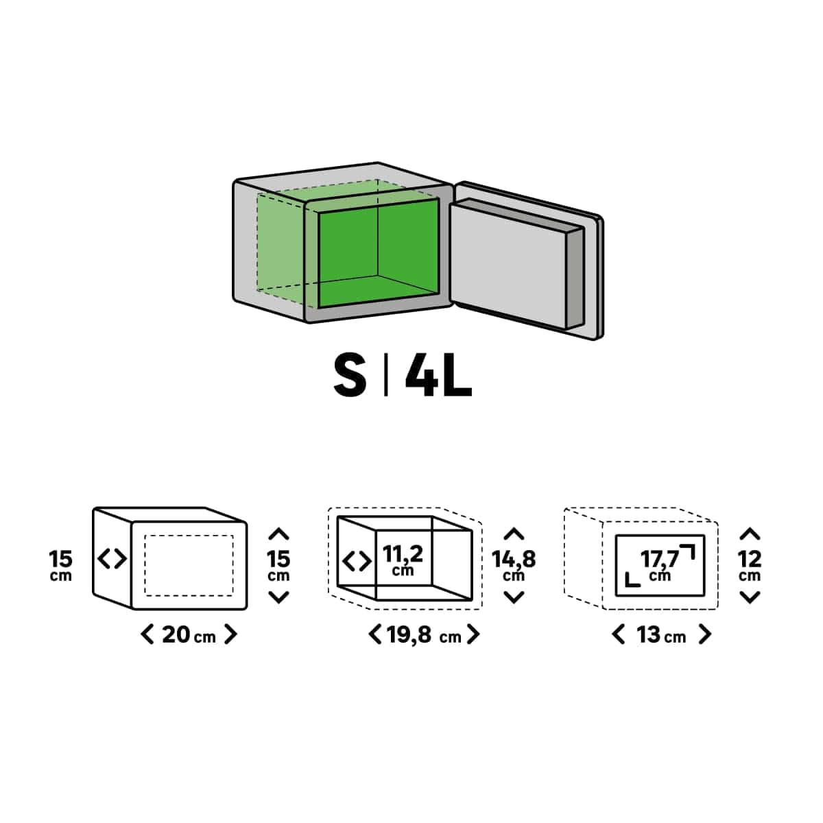 Bricocenter ELECTRONIC SAFE H14.8XW19.8