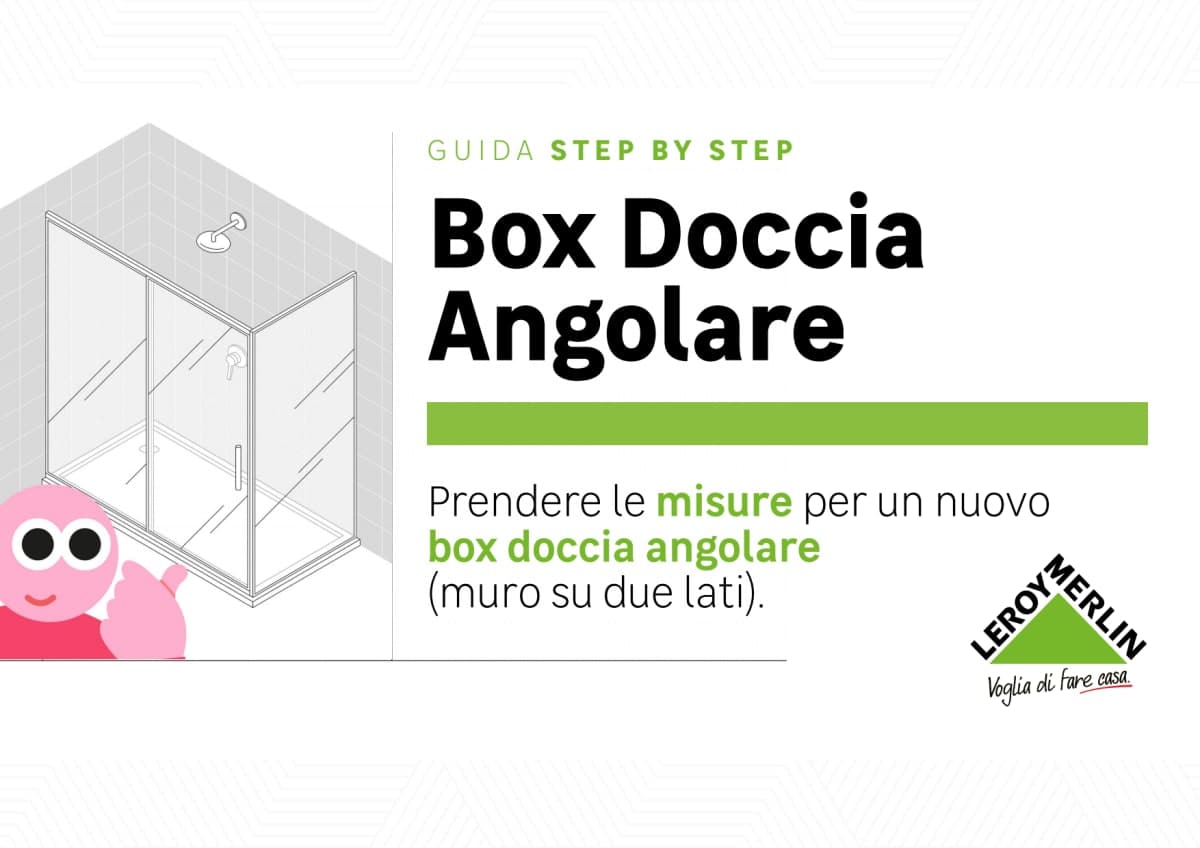 Bricocenter ESSENTIAL SENSEA RECTANGULAR SHOWER CUBICLE L70-80 X 80-90 H 185CM SCREEN-PRINTED GLASS 4MM WHITE