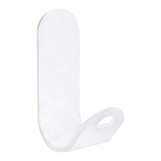 MATT WHITE ALUMINIUM COAT HOOK, L3XH8XP4 CM - best price from Maltashopper.com BR410006836