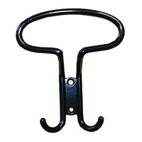 BLACK PAINTED ZAMAK COAT HOOK, H12.5X10.5 CM - best price from Maltashopper.com BR410006853