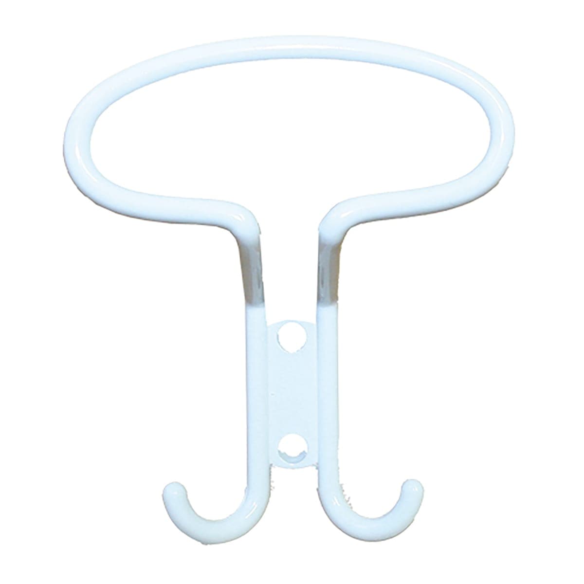 WHITE ZAMAK COAT HOOK, H12.5X10.5 CM - best price from Maltashopper.com BR410006850