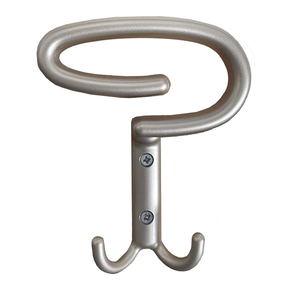 Bricocenter ZAMAK SATIN NICKEL-PLATED COAT HOOK, L9.6XH13.4 CM