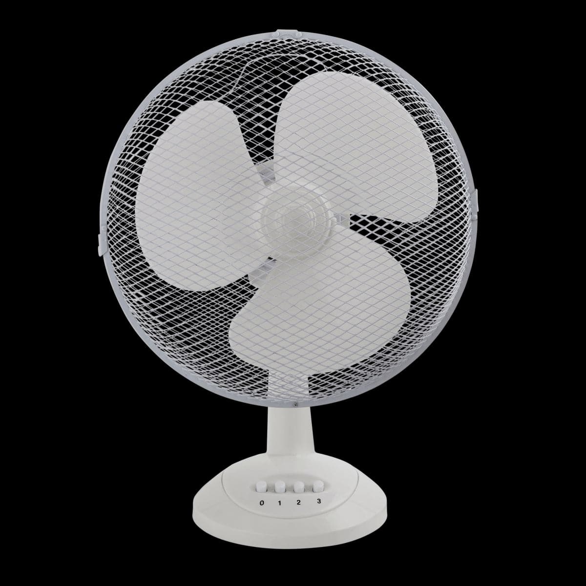 TABLE FAN DIA 30CM 40W WHITE EQUATION - best price from Maltashopper.com BR420002178