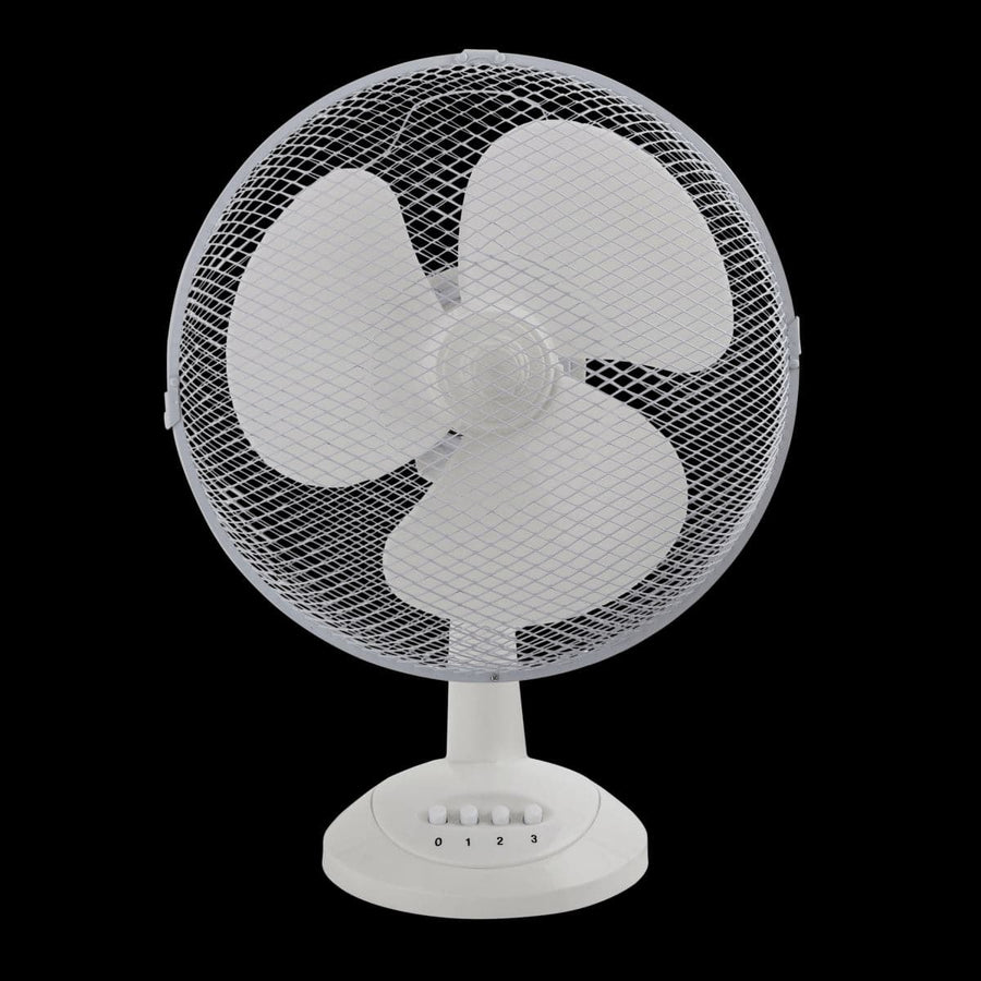 TABLE FAN DIA 30CM 40W WHITE EQUATION - best price from Maltashopper.com BR420002178