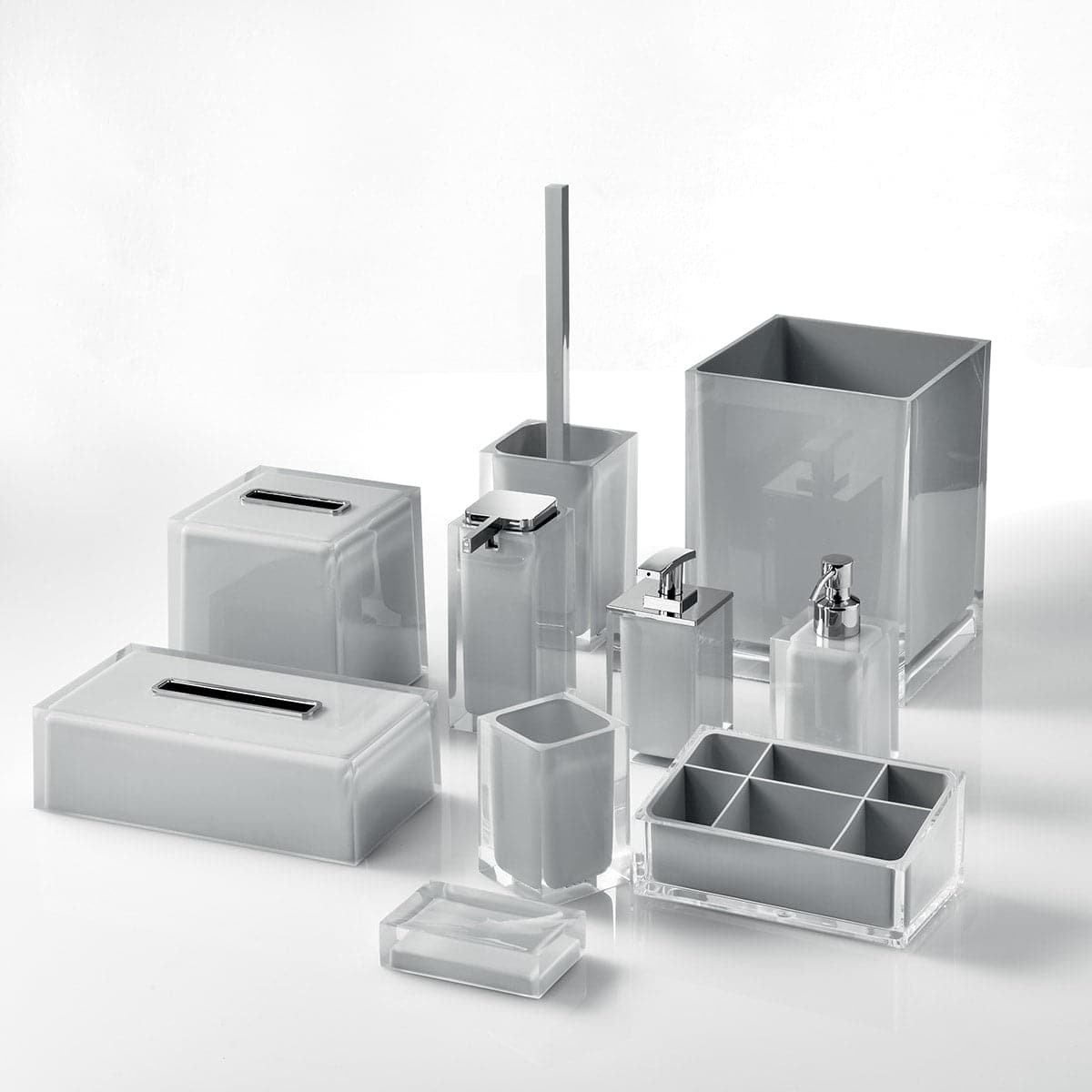 TOILET BRUSH HOLDER RAINBOW SILVER - best price from Maltashopper.com BR430007617