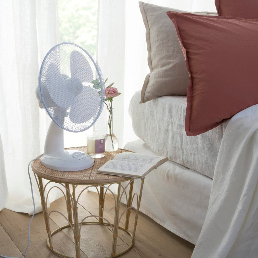 TABLE FAN DIA 30CM 40W WHITE EQUATION - best price from Maltashopper.com BR420002178