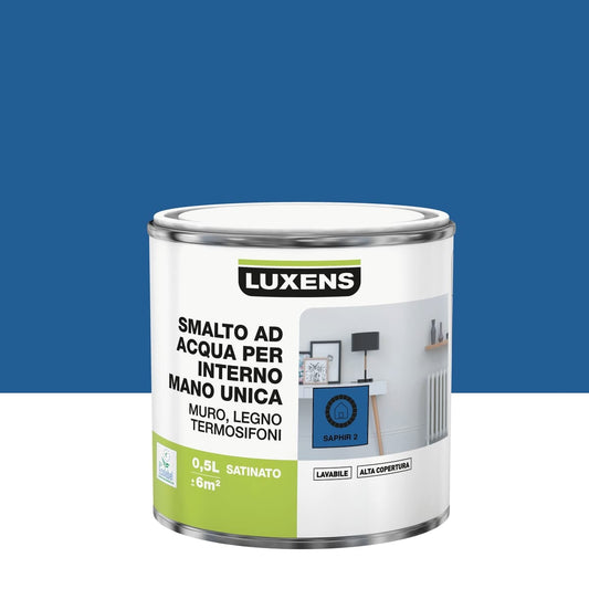 LUXENS SAPHIR 2 SATIN INTERIOR ENAMEL 500 ML - best price from Maltashopper.com BR470002491