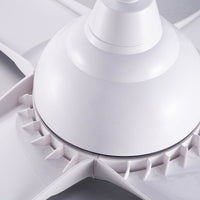JORAN CEILING FAN PLASTIC WHITE D91 CM E27=30W 4 BLADES - best price from Maltashopper.com BR420007454