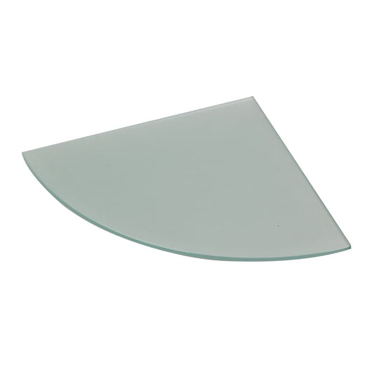 SATIN-FINISHED CORNER SHELF 5 MM 25X25