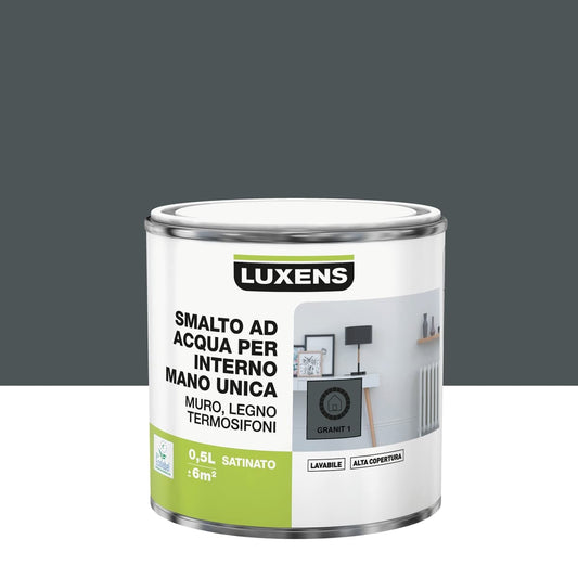 LUXENS GRANIT 1 SATIN INTERIOR ENAMEL 500 ML - best price from Maltashopper.com BR470002500