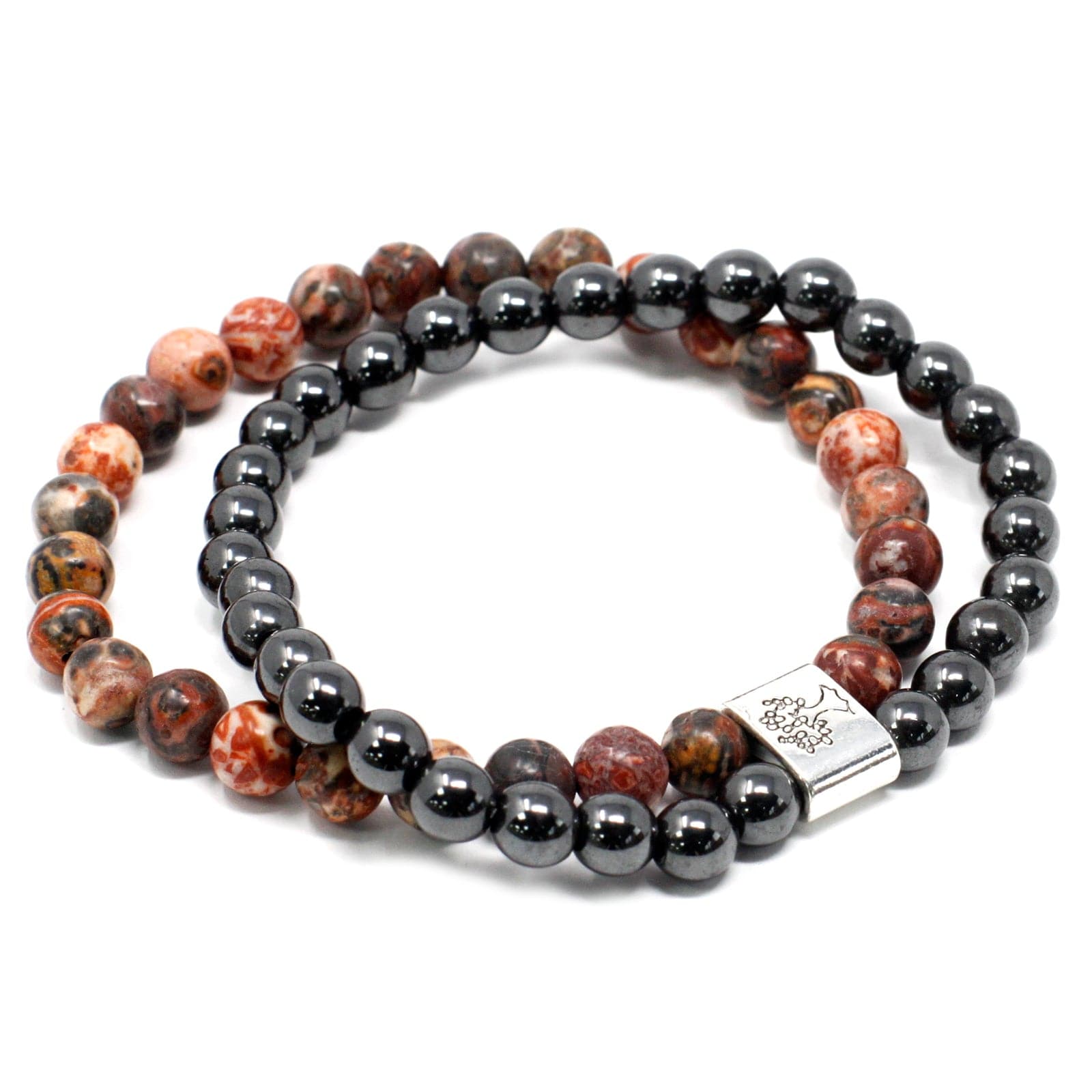 Magnetic Gemstone Bracelet - Leopard Skin - best price from Maltashopper.com MGBS-06