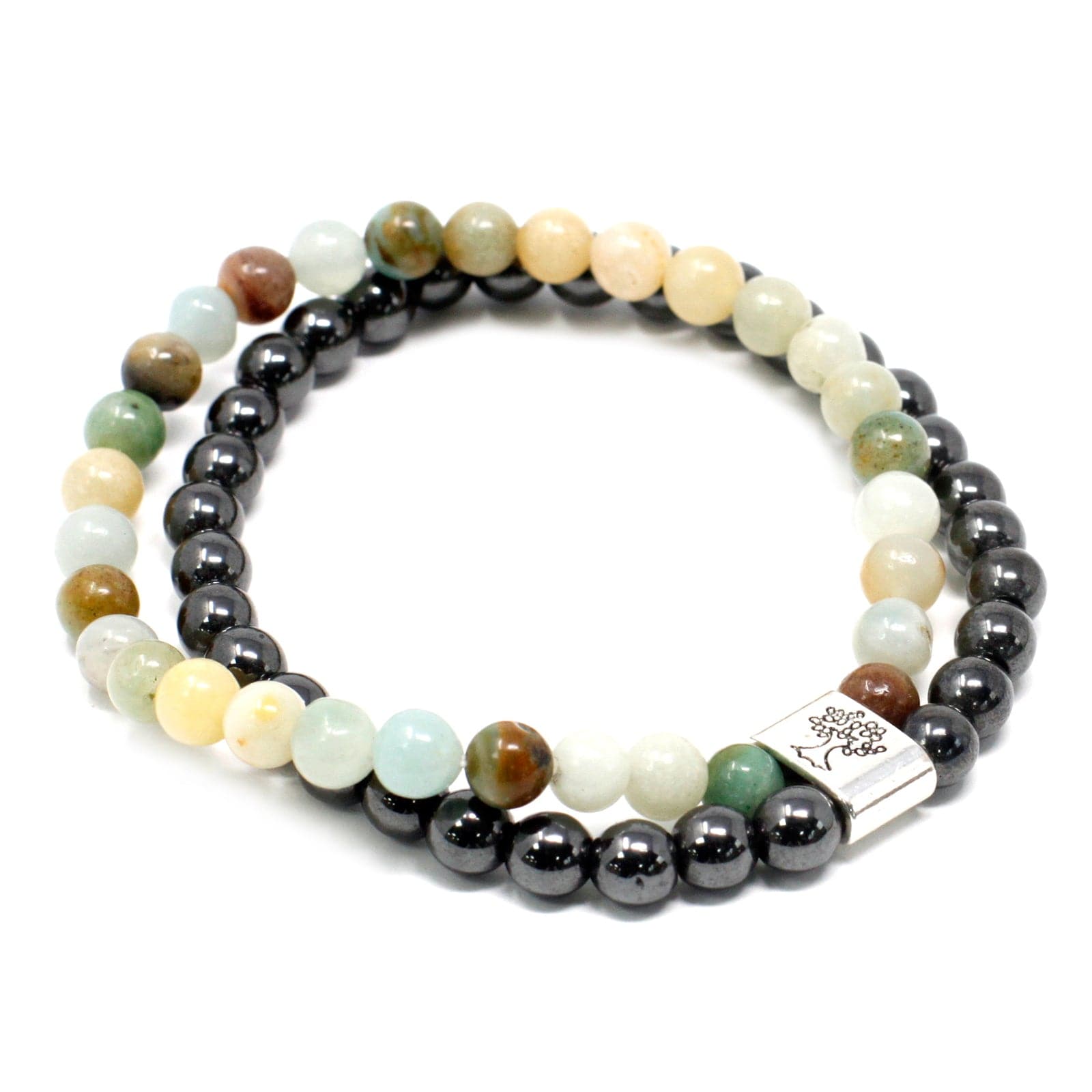 Magnetic Gemstone Bracelet - Amazonite - best price from Maltashopper.com MGBS-07