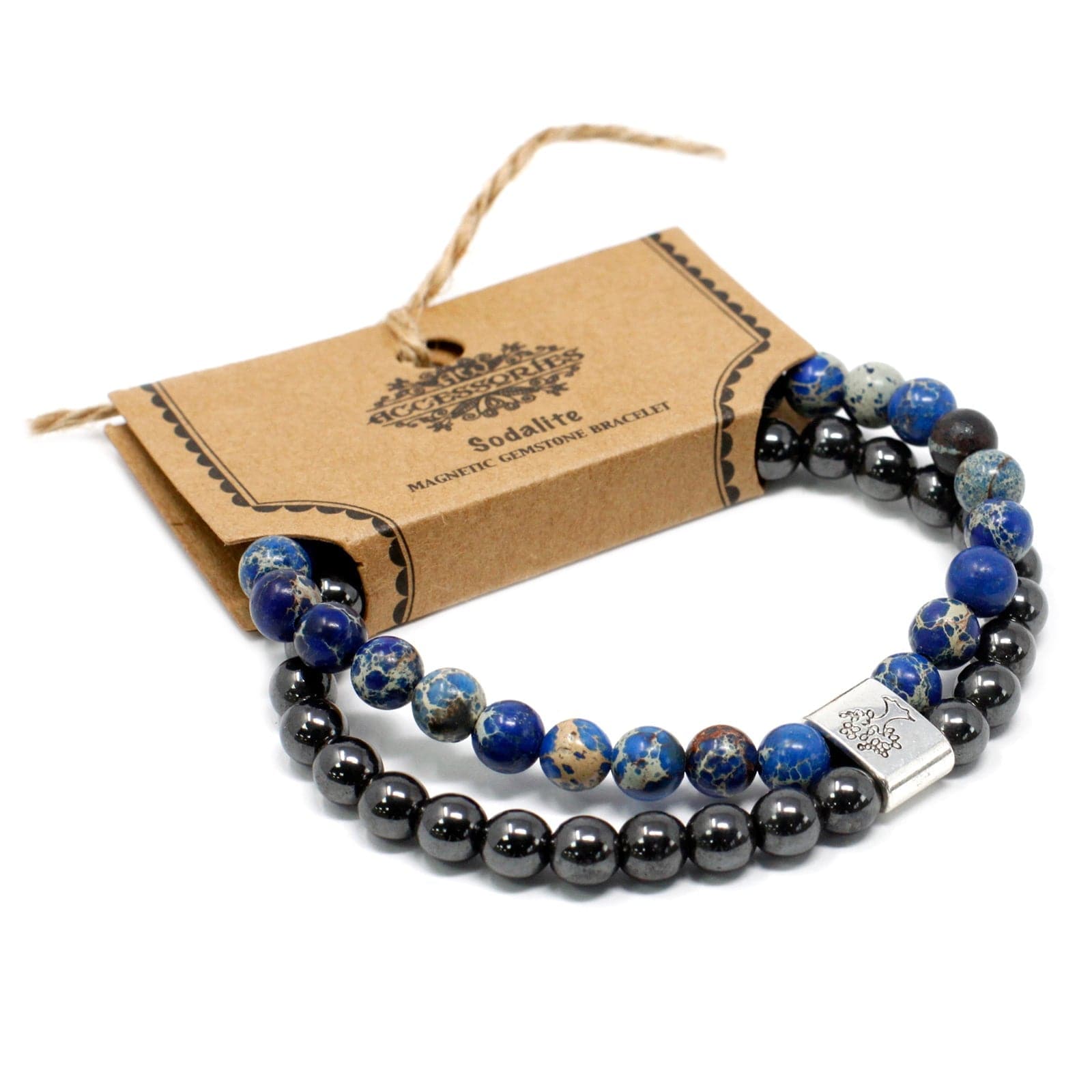 Bliss Magnetic Gemstone Bracelet - Sodalite