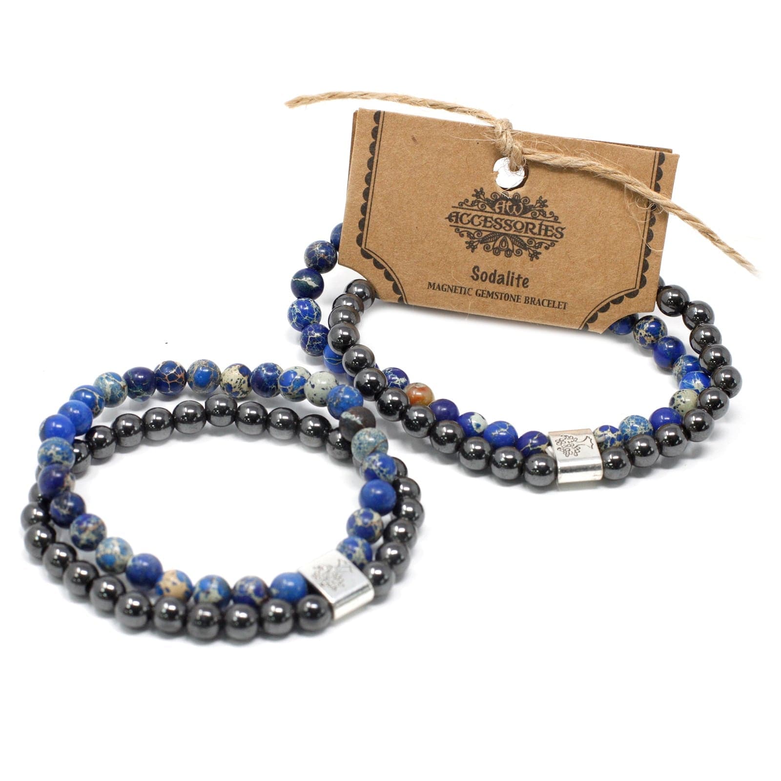 Bliss Magnetic Gemstone Bracelet - Sodalite