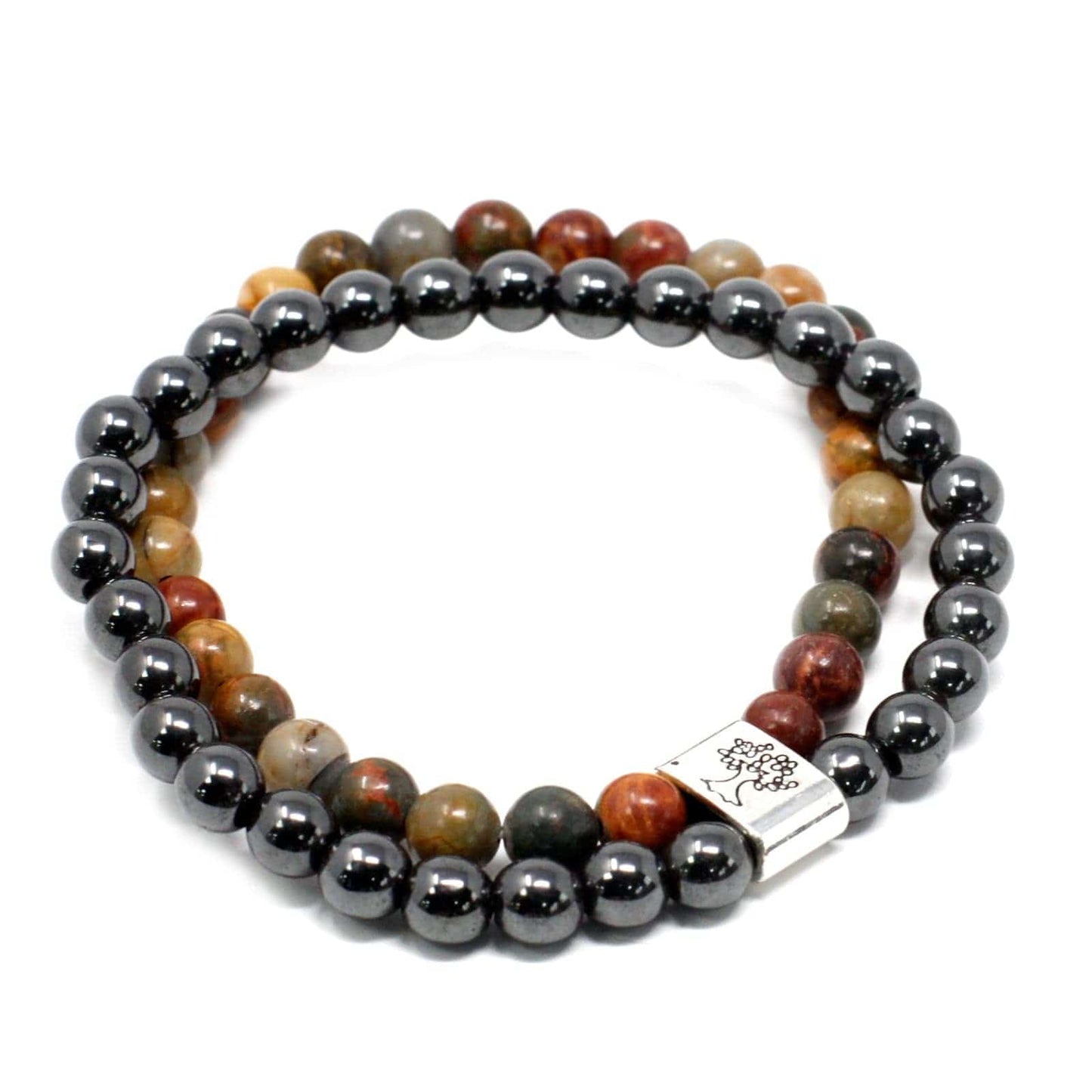 Bliss Magnetic Gemstone Bracelet - Picasso Jasper