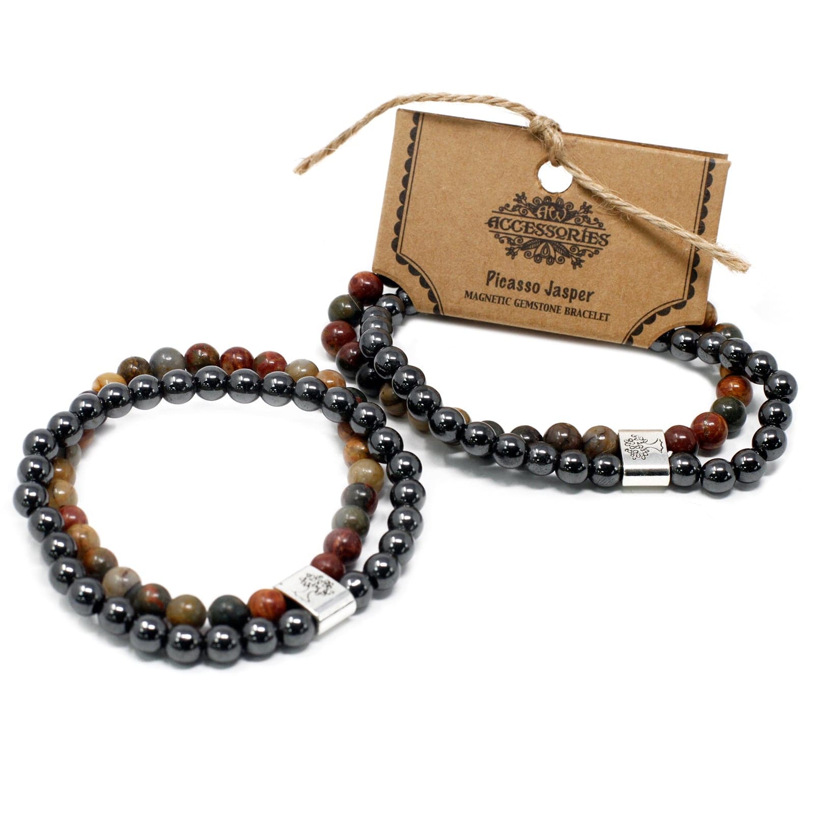 Bliss Magnetic Gemstone Bracelet - Picasso Jasper