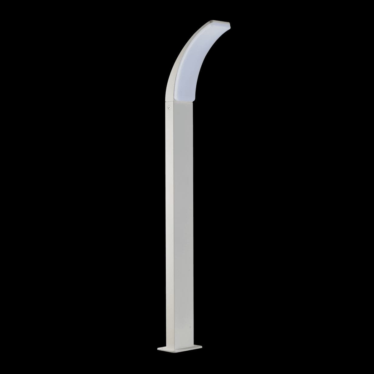 LAKKO ALUMINIUM LAMPPOST WHITE 96CM LED IP44 - best price from Maltashopper.com BR420007842