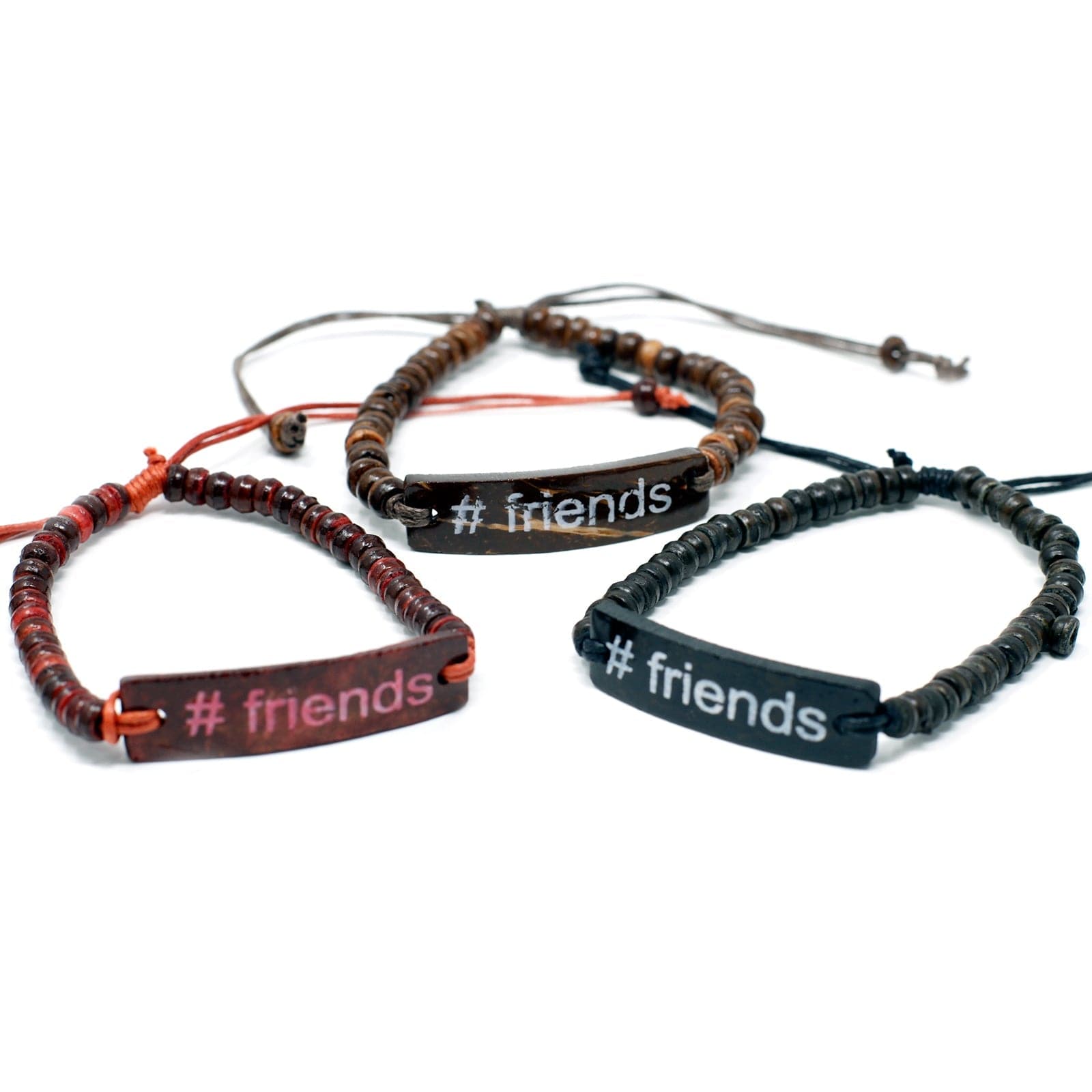 Coco Slogan Bangle - #Friends - best price from Maltashopper.com COCOSG-06