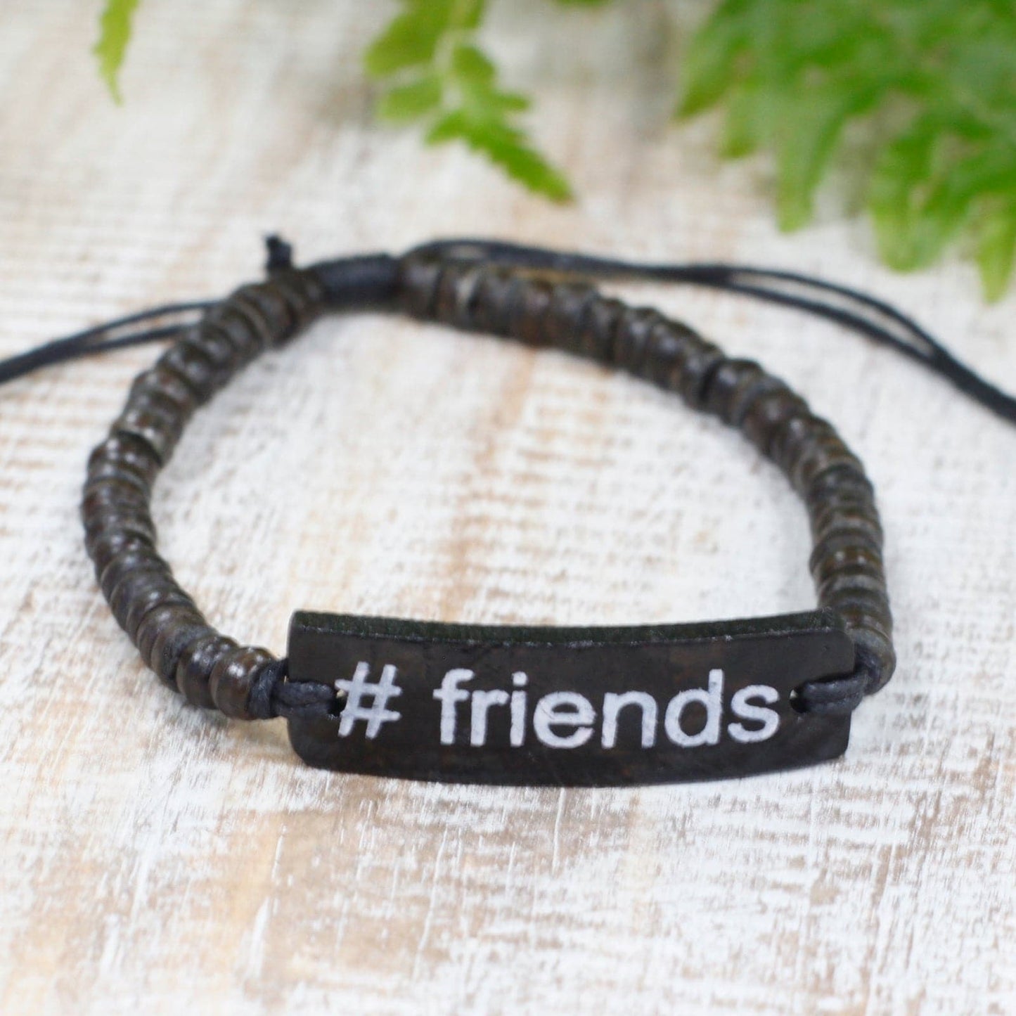 Coco Slogan Bangle - #Friends - best price from Maltashopper.com COCOSG-06