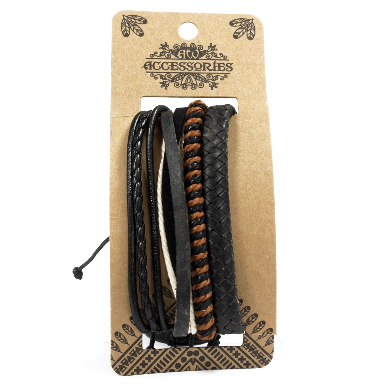 Mens Bracelet Sets - Dark & Handsome (asst) - best price from Maltashopper.com MBS-04