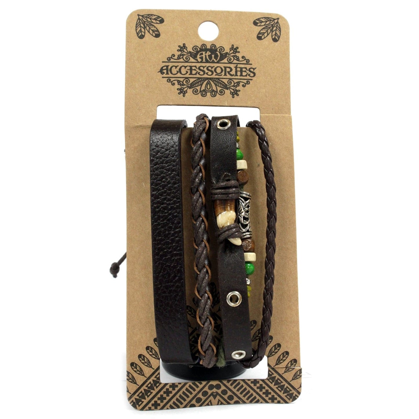 Mens Bracelet Sets - Dark & Handsome (asst) - best price from Maltashopper.com MBS-04